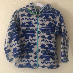 Patagonia Synchilla Toddler Hooded Full Zip Sweater
